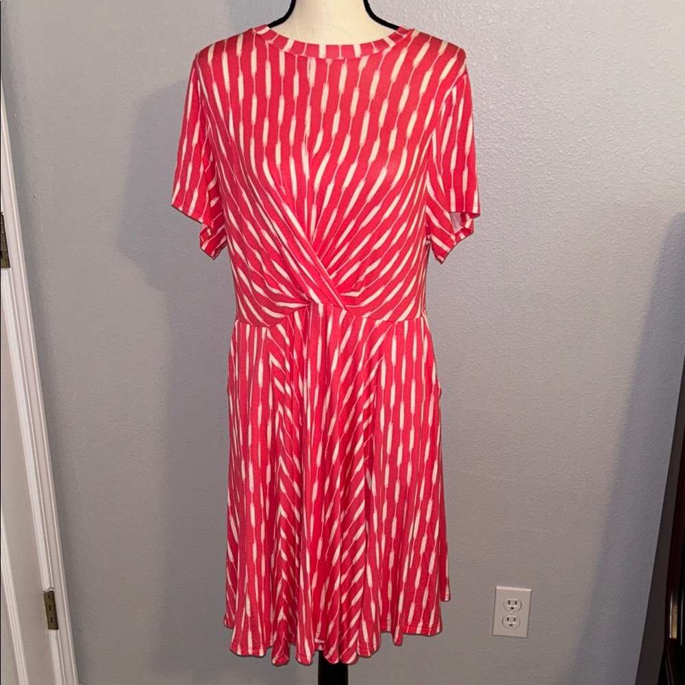 NWOT Torrid Ikat Skater Mini Dress